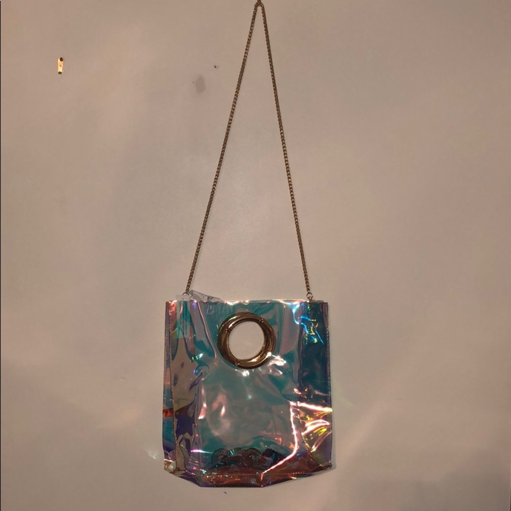 Iridescent pouch/ purse